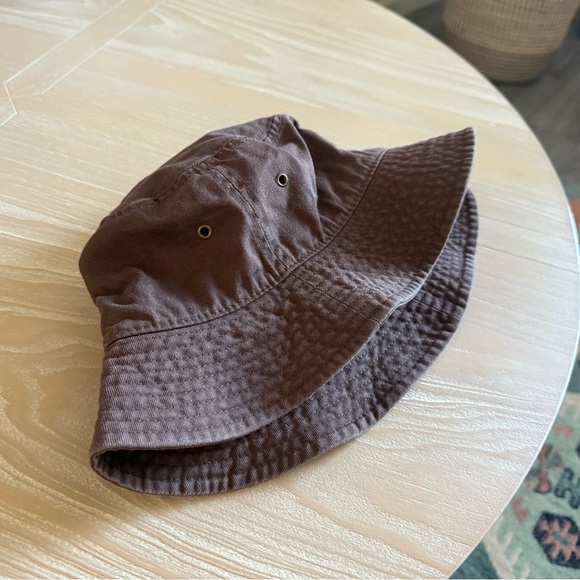 Newhattan|Chocolate Brown Bucket Hat,100% cotton size large•••Boho hippie style - Picture 3 of 7